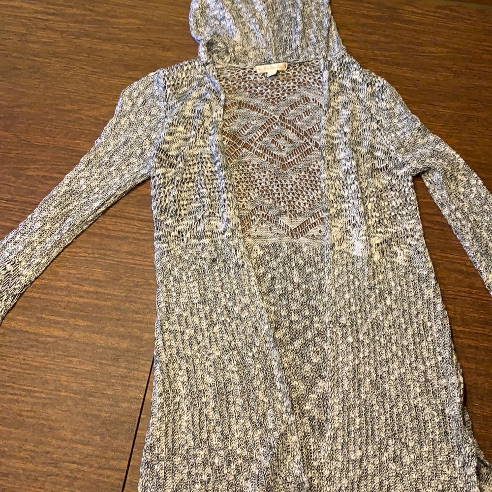 Grey cardigan